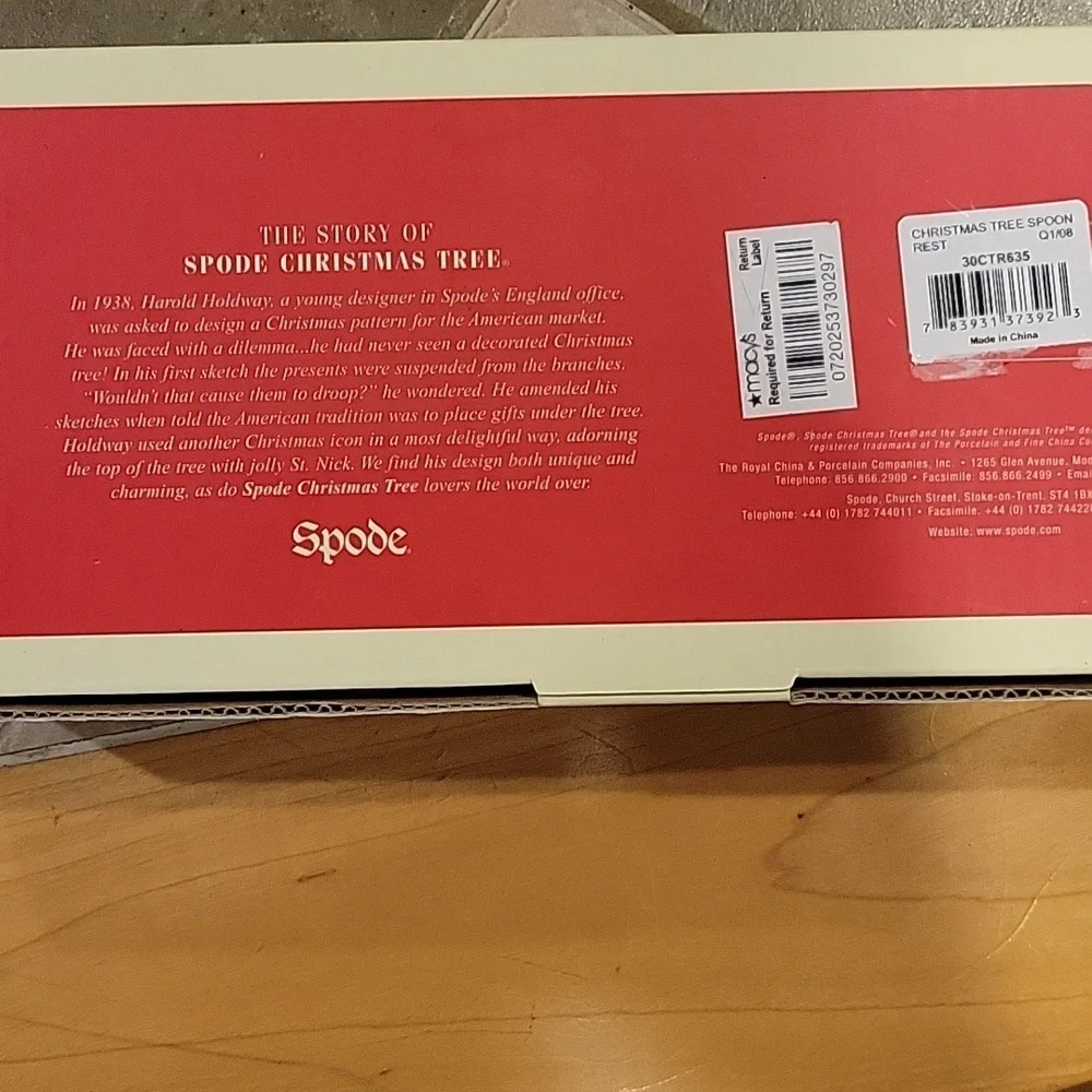 New With Tags: Spode Spoon Rest - Picture 4 of 7